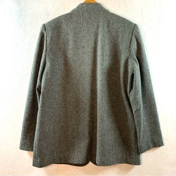 Womens Wool Blend Blazer‎ Size XL Gray Academia English Countryside Preppy - Picture 6 of 8